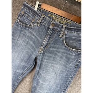 American Eagle Outfitters Original Straight Blue Jeans Womens Size 31 x 30 Denim